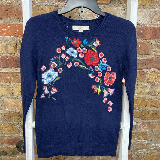 Floral Embroidered Sweater