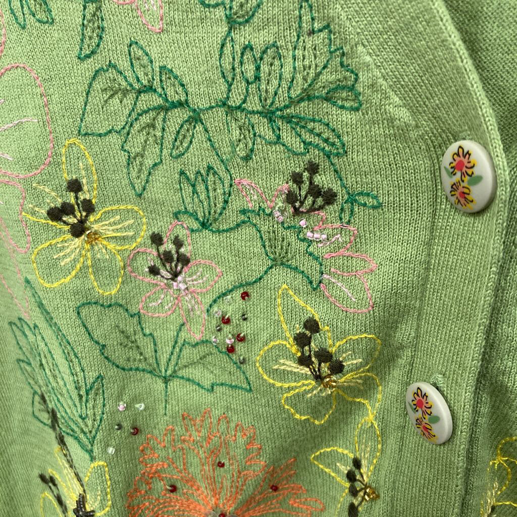 Embroidered Cardigan