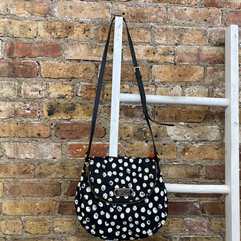 Crossbody Quilted/Nylon Dots