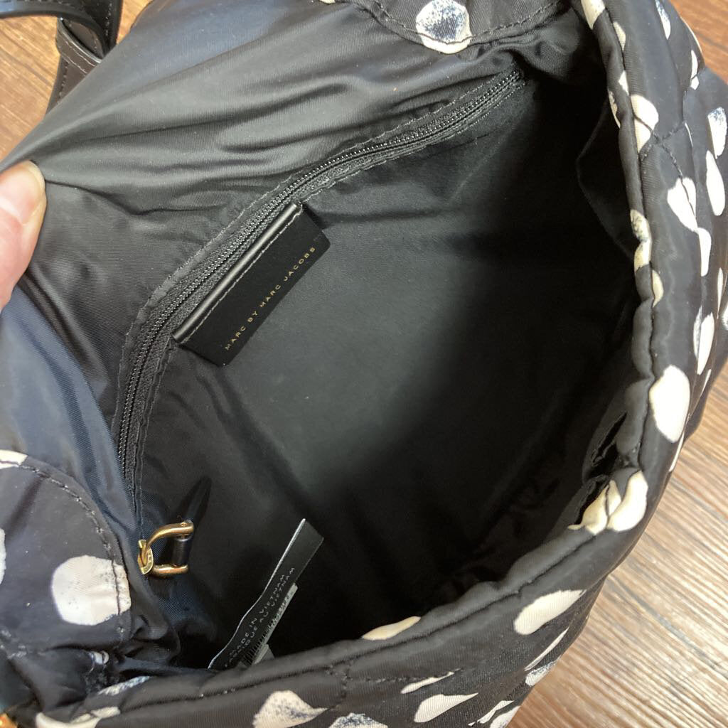 Crossbody Quilted/Nylon Dots