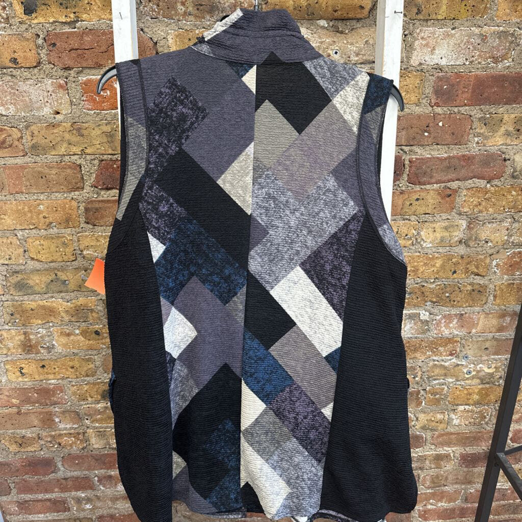 Checkered Collared Tank Top