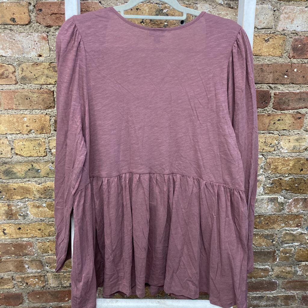 NWT Top LS 1/4 BD