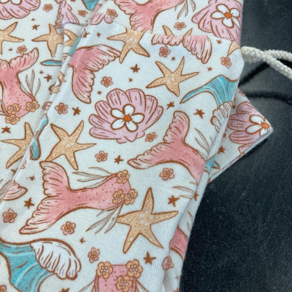 2 PC Outfit LS Mermaid Print