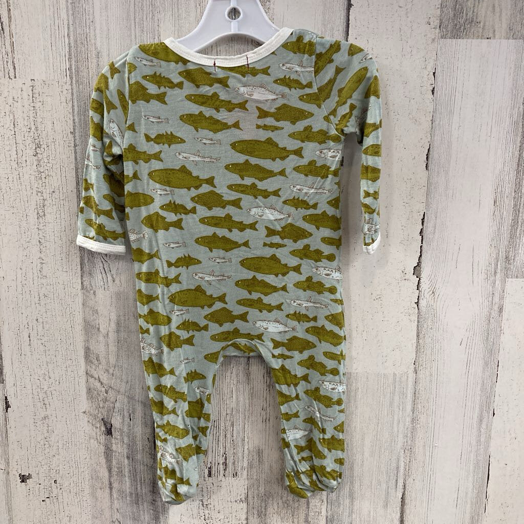 Sleeper LS Fish Pattern Bamboo