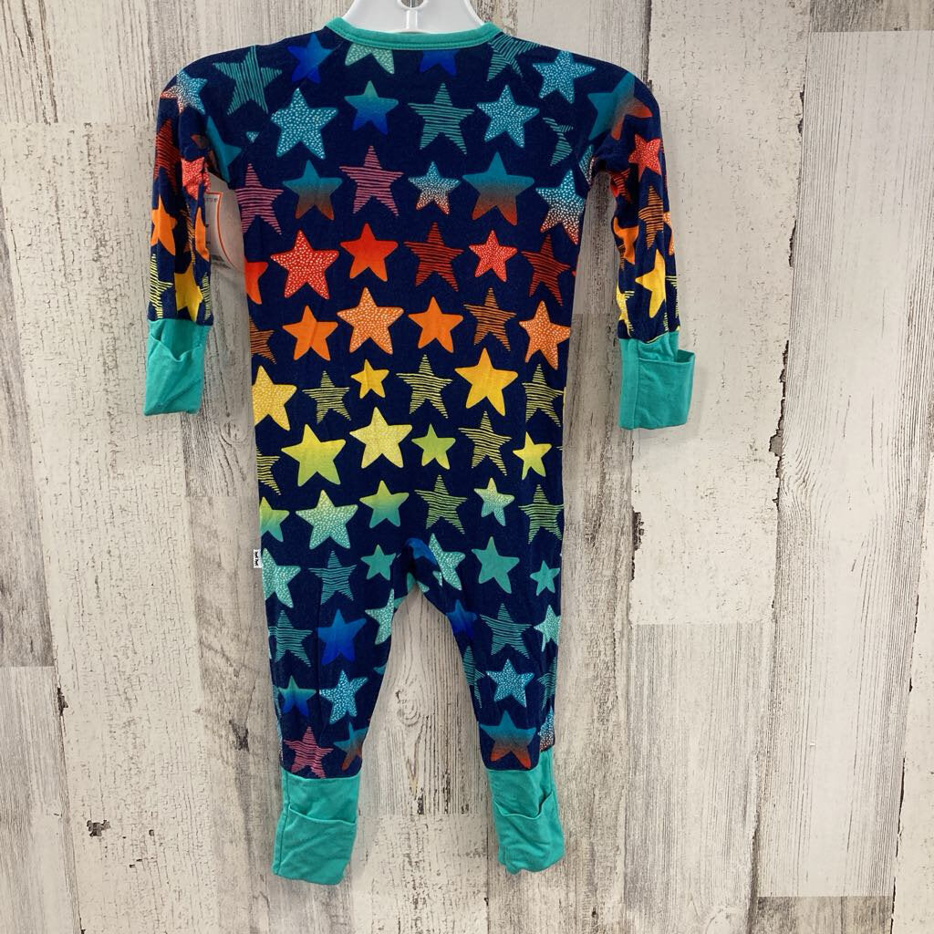 Romper LS Star Pattern Bamboo