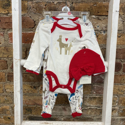 NWT 3pc Onesie/Sleeper/Hat