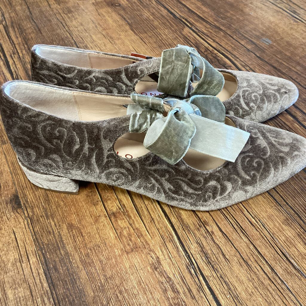 Velvet Ribbon Heels