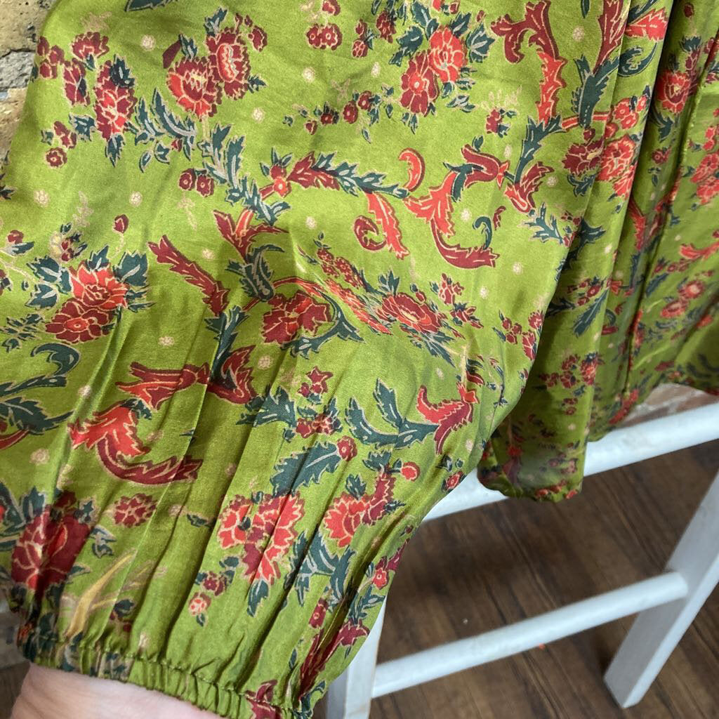 NWT Silk Blouse Patterned