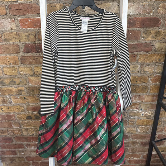 Holiday Dress Stripe Plaid