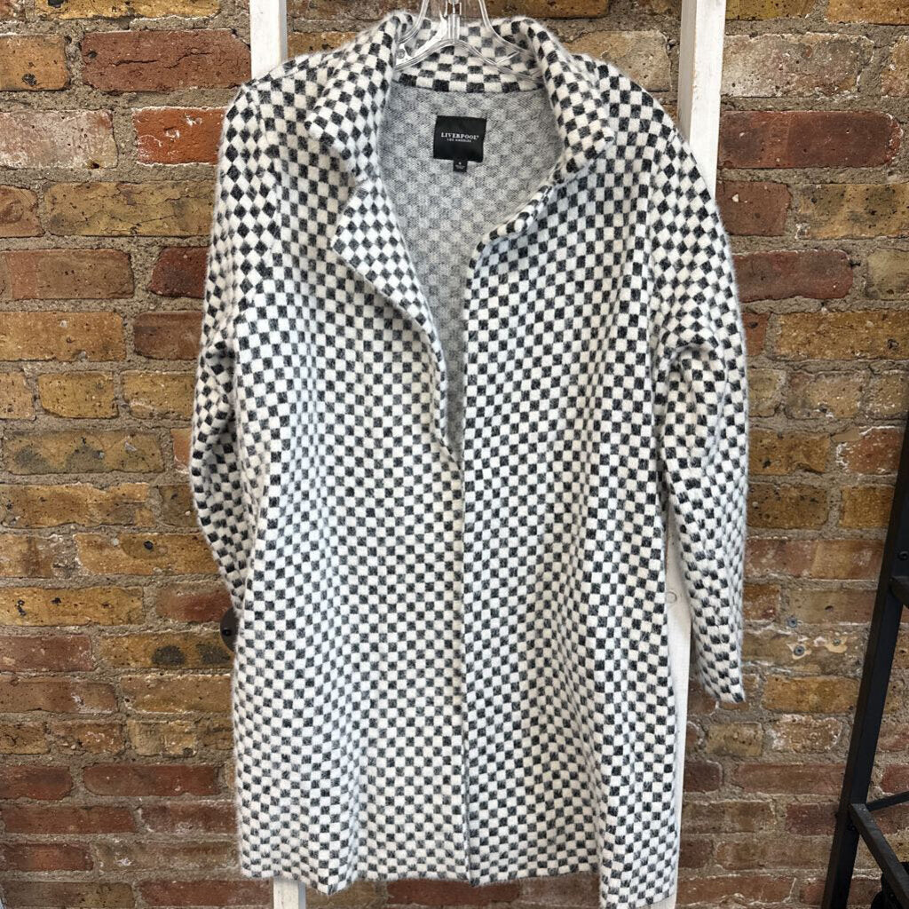 Cardigan Mini Check Pattern