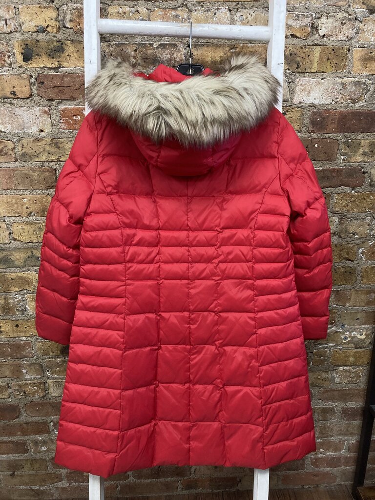 Coat Puffer Faux Fur Hood