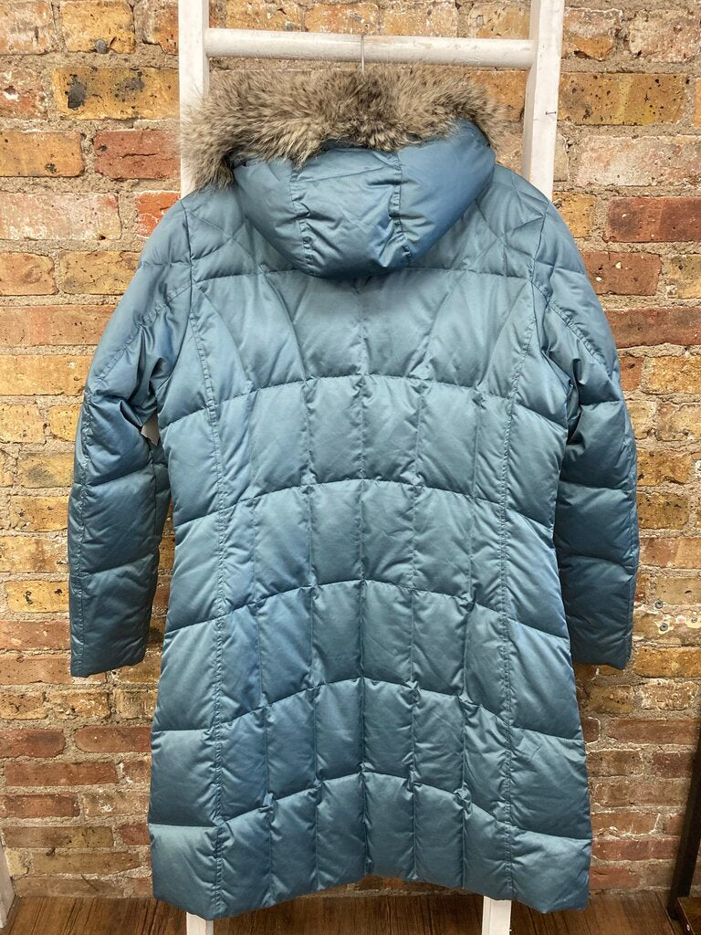 Coat Puffer Faux Fur Hood