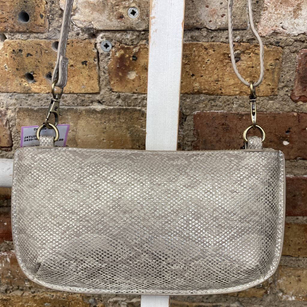 Snakeskin Mini Crossbody