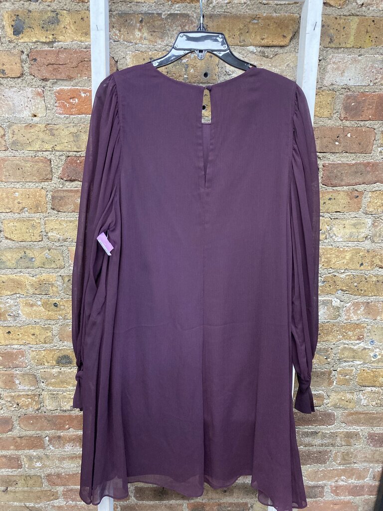 Dress Sheer Slvs Solid