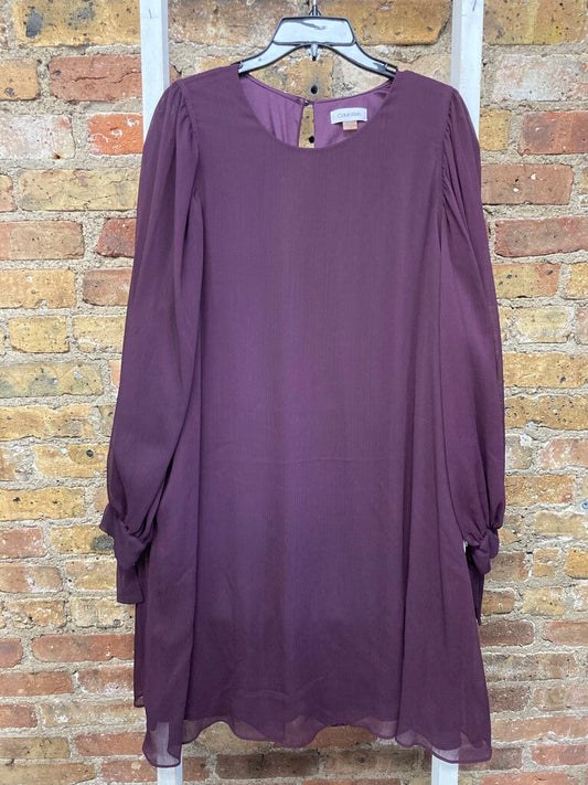 Dress Sheer Slvs Solid
