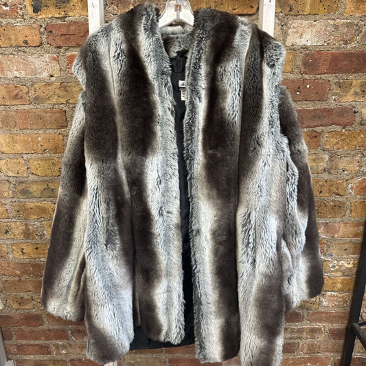 Coat and Vest Faux Fur