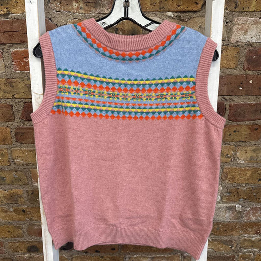 Vest Sweater Fair Isle