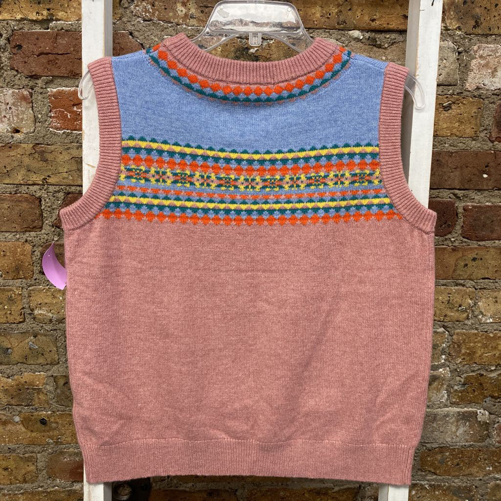 Vest Sweater Fair Isle