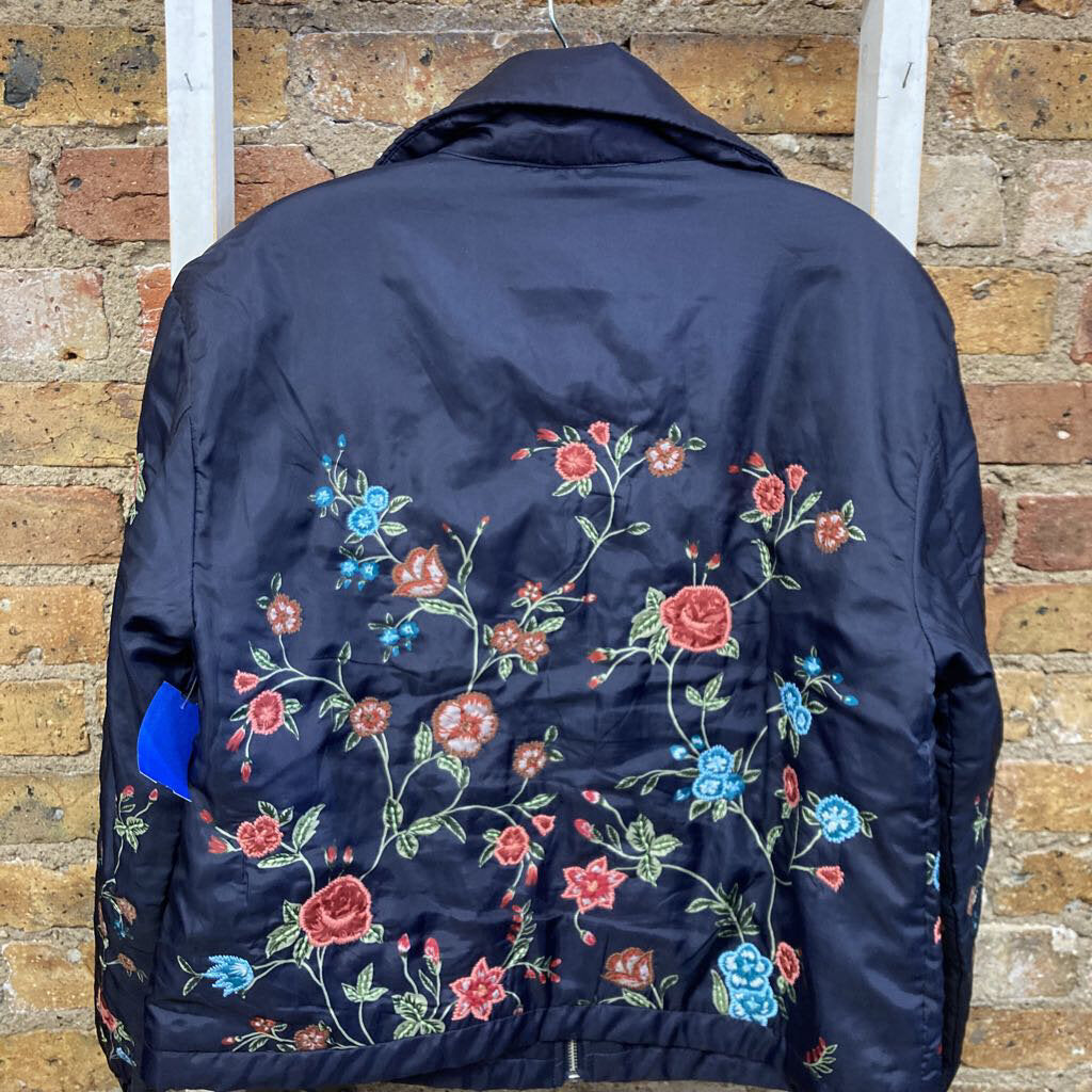 Embrd Floral Coat