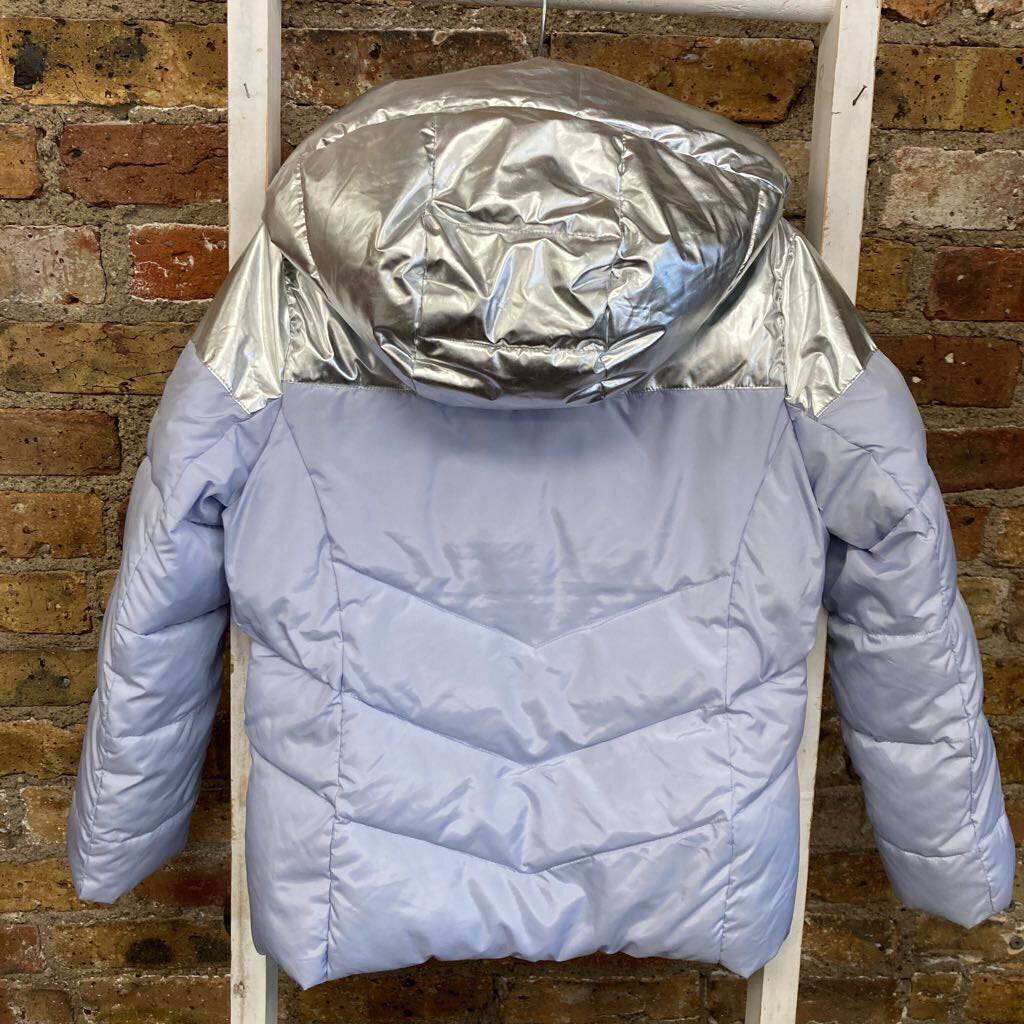 NWT Coat Puffer/Metallic Hood