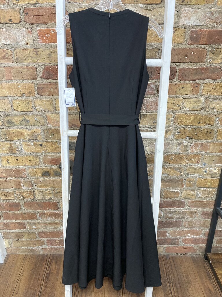 Sleeveless Flowy Belted Dress