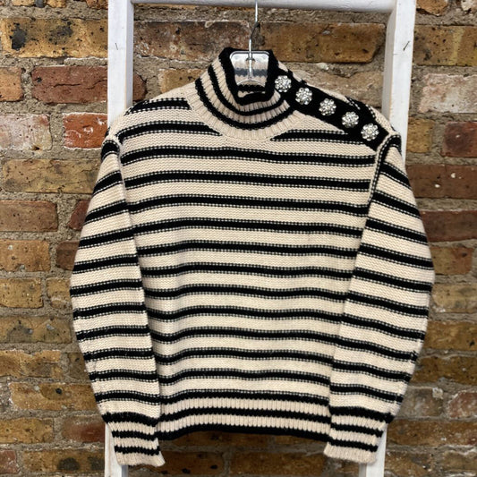 Thick Knit Stripe Sweater