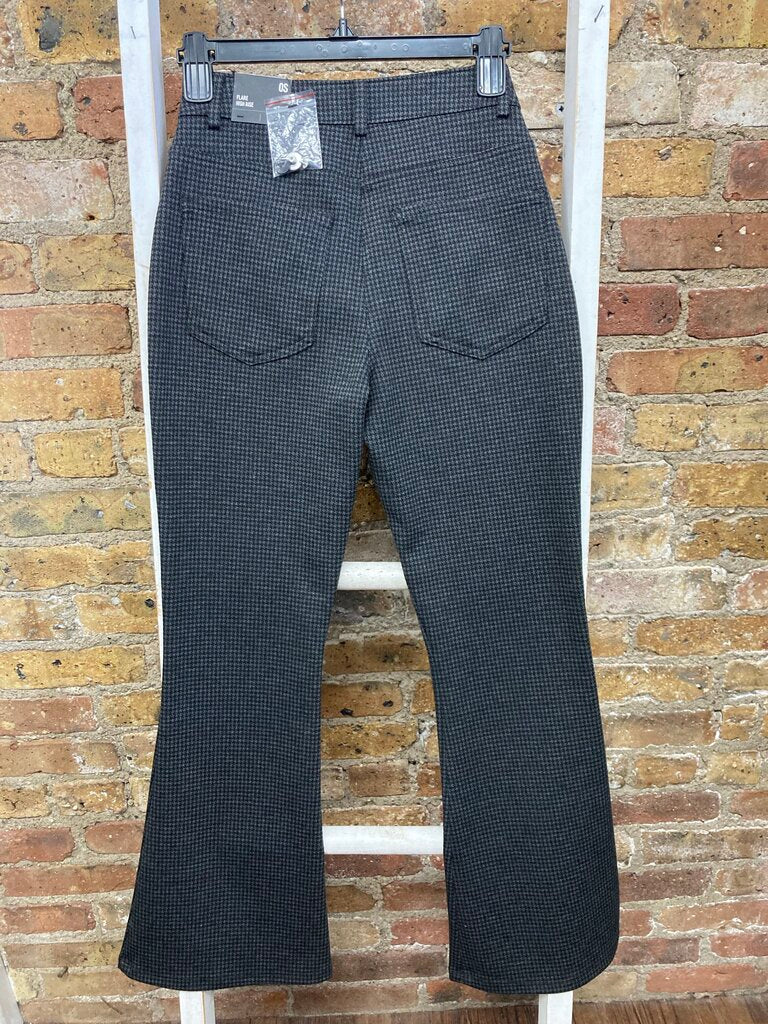 NWT Pants Flare Checkered