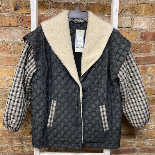 NWT Jacket Sherpa Collar