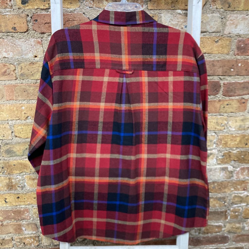 NWT Flannel Boyfriend Shirt