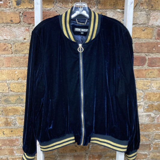 Jacket Bomber Velvet Zip