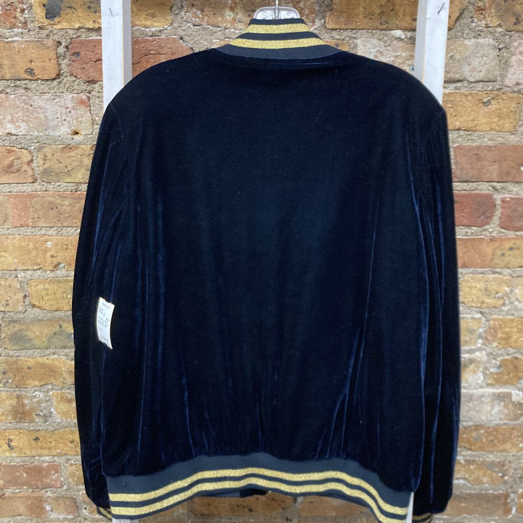 Jacket Bomber Velvet Zip