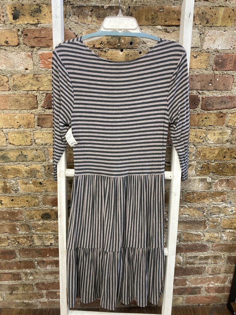 Striped Tiered Dress