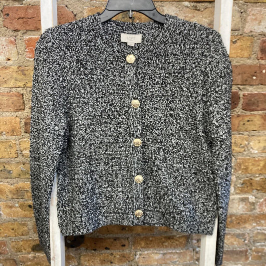 Chunky Knit Nautical Button Sweater