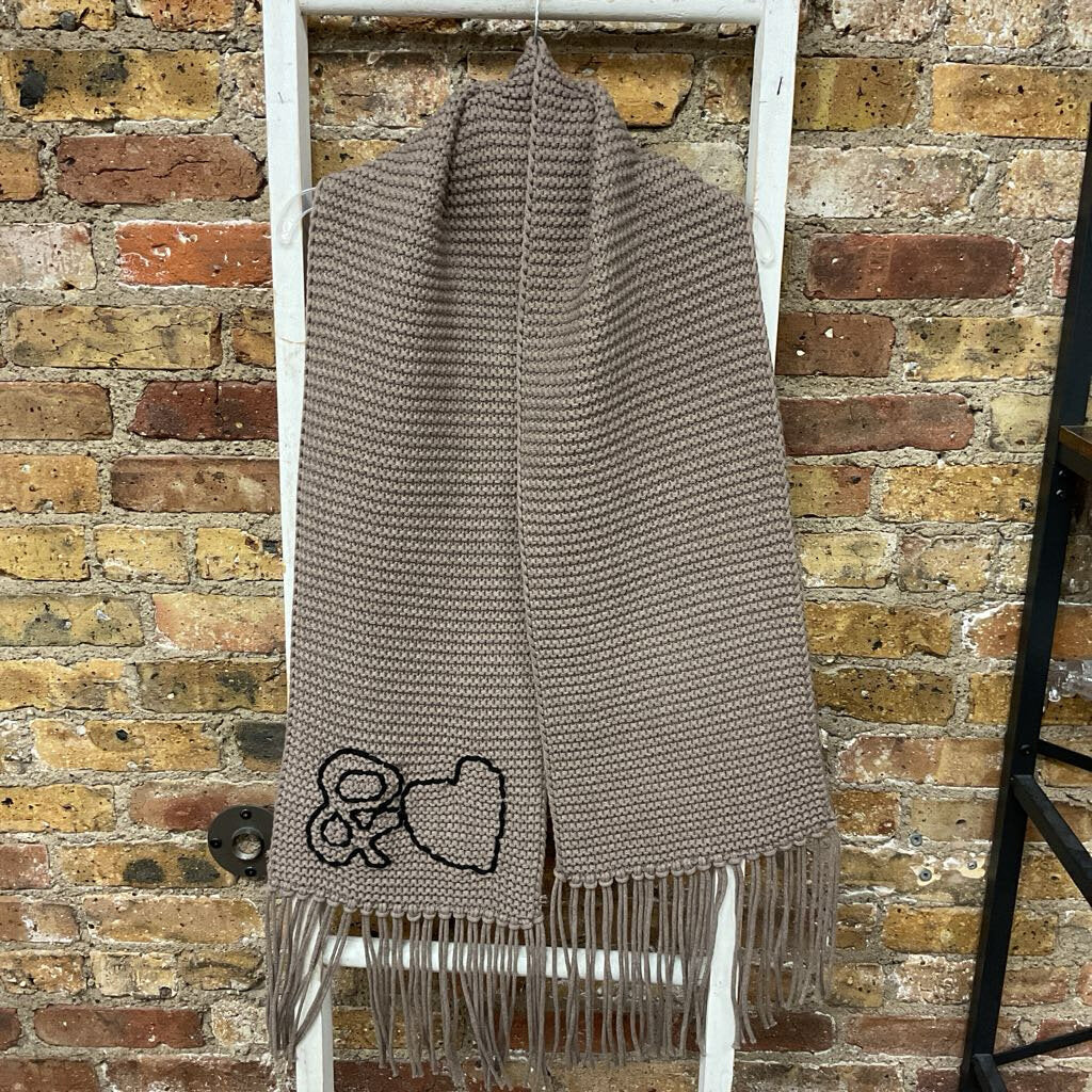 Scarf Fringe Cashmere Blend