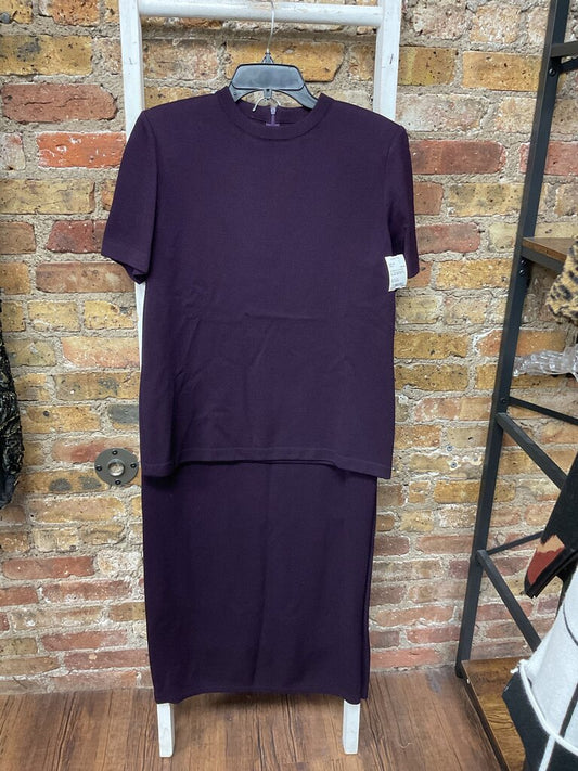 2pc Sweater Skirt/SS Top