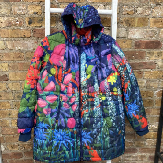 Coat Puffer Floral
