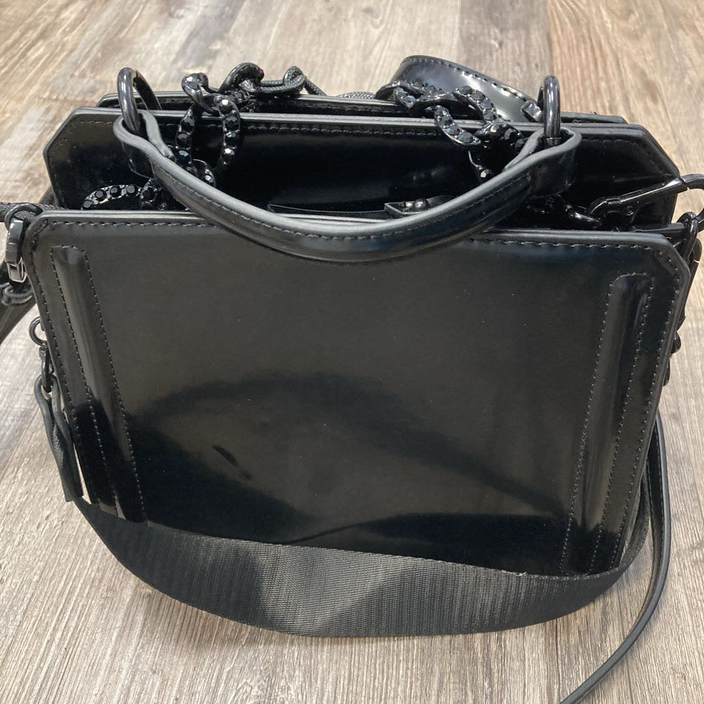 Evelyn Patent Bag 2 Straps