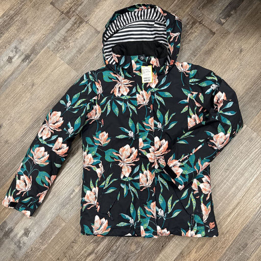 Winter coat floral