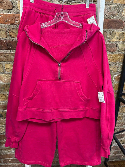 2pc Scuba Hoodie and Wide Leg Pants