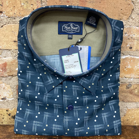 NWT Shirt Dress BD LS Print