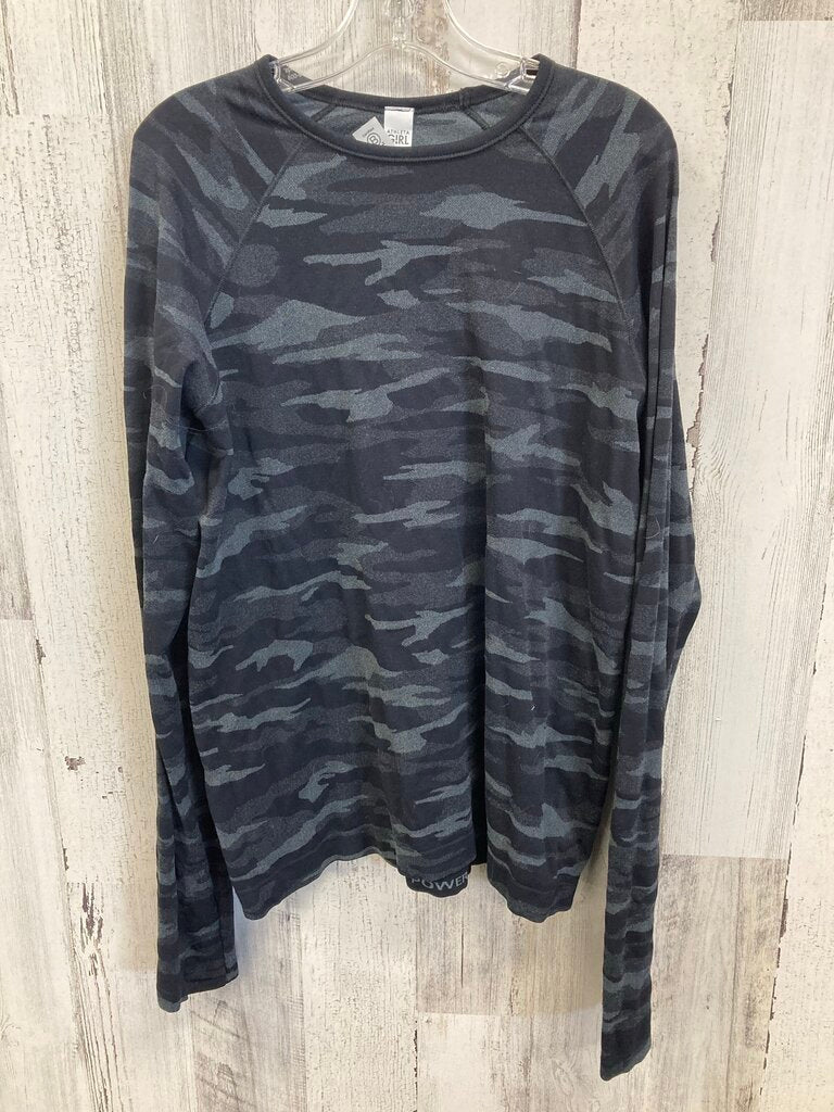 Shirt LS Camo Print