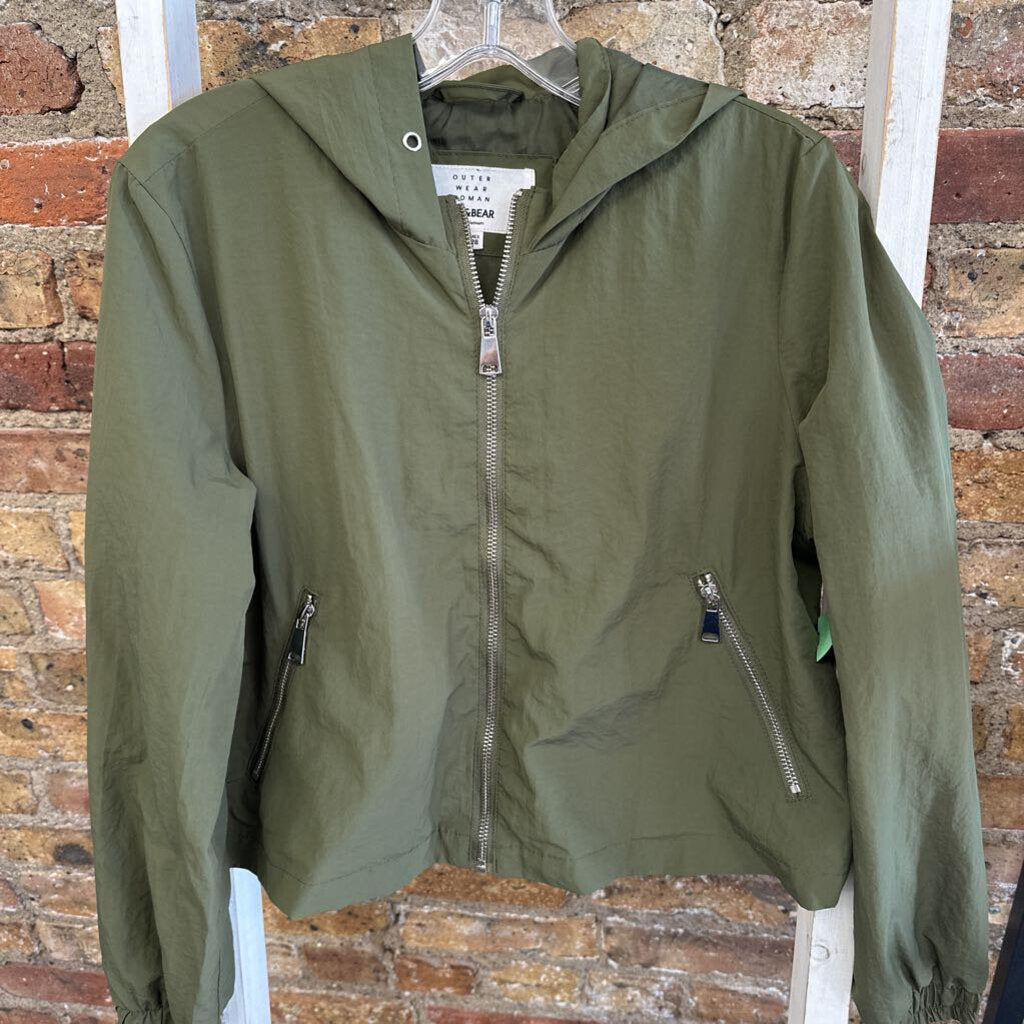 Jacket Hooded Crop Lightweight