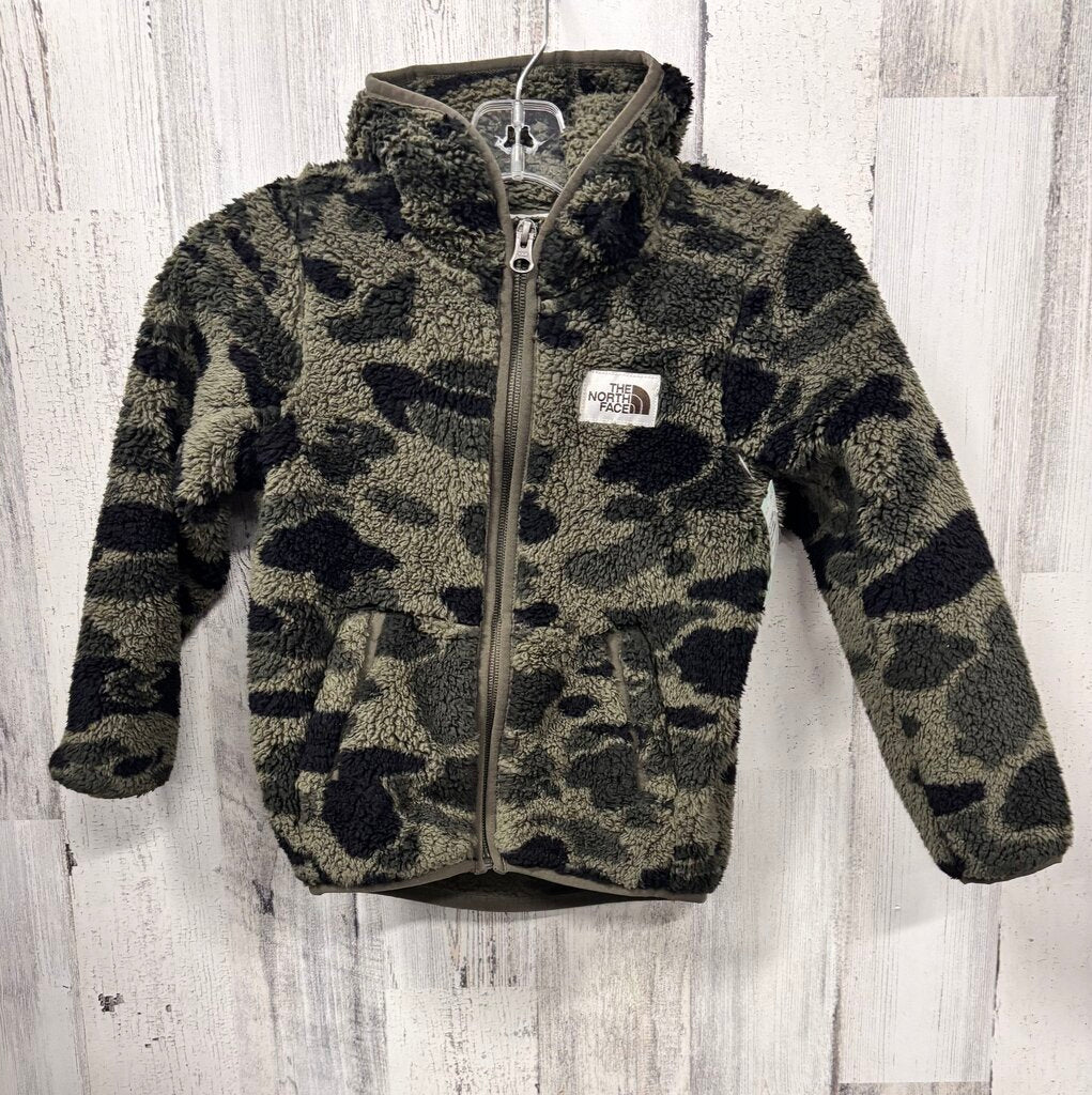 Fleece hooded camo