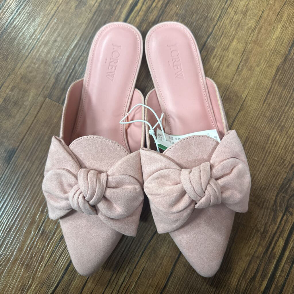 NWT Mules w/Bow Suede