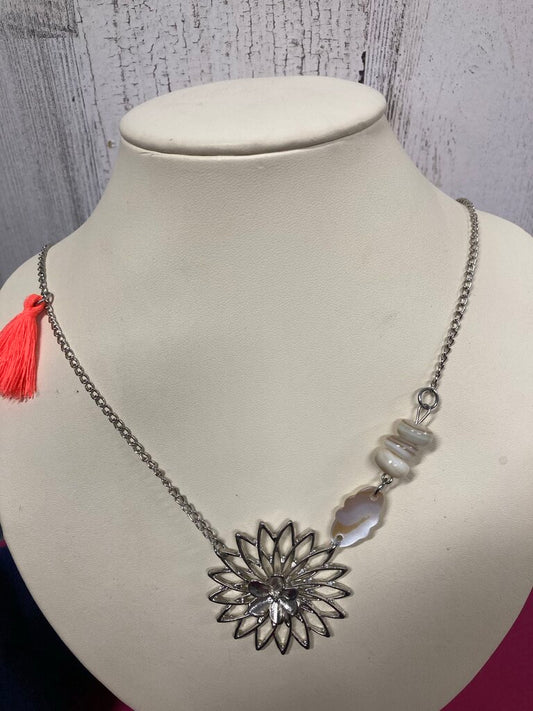 Necklace flower charm