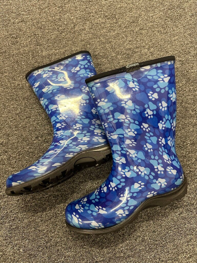 Rain Boots Paw Print