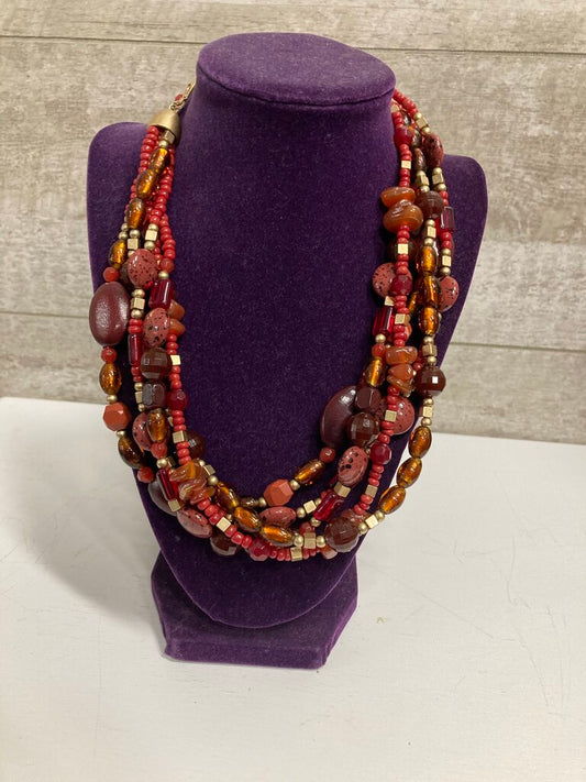 Necklace 5 layer bead