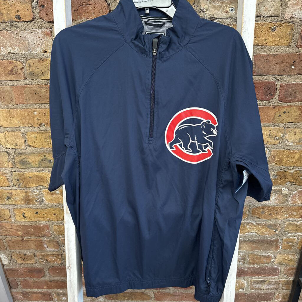 Pullover SS Qtr Zip Windbreaker Cubs
