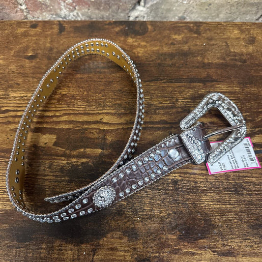 Belt Leather Western Embellished