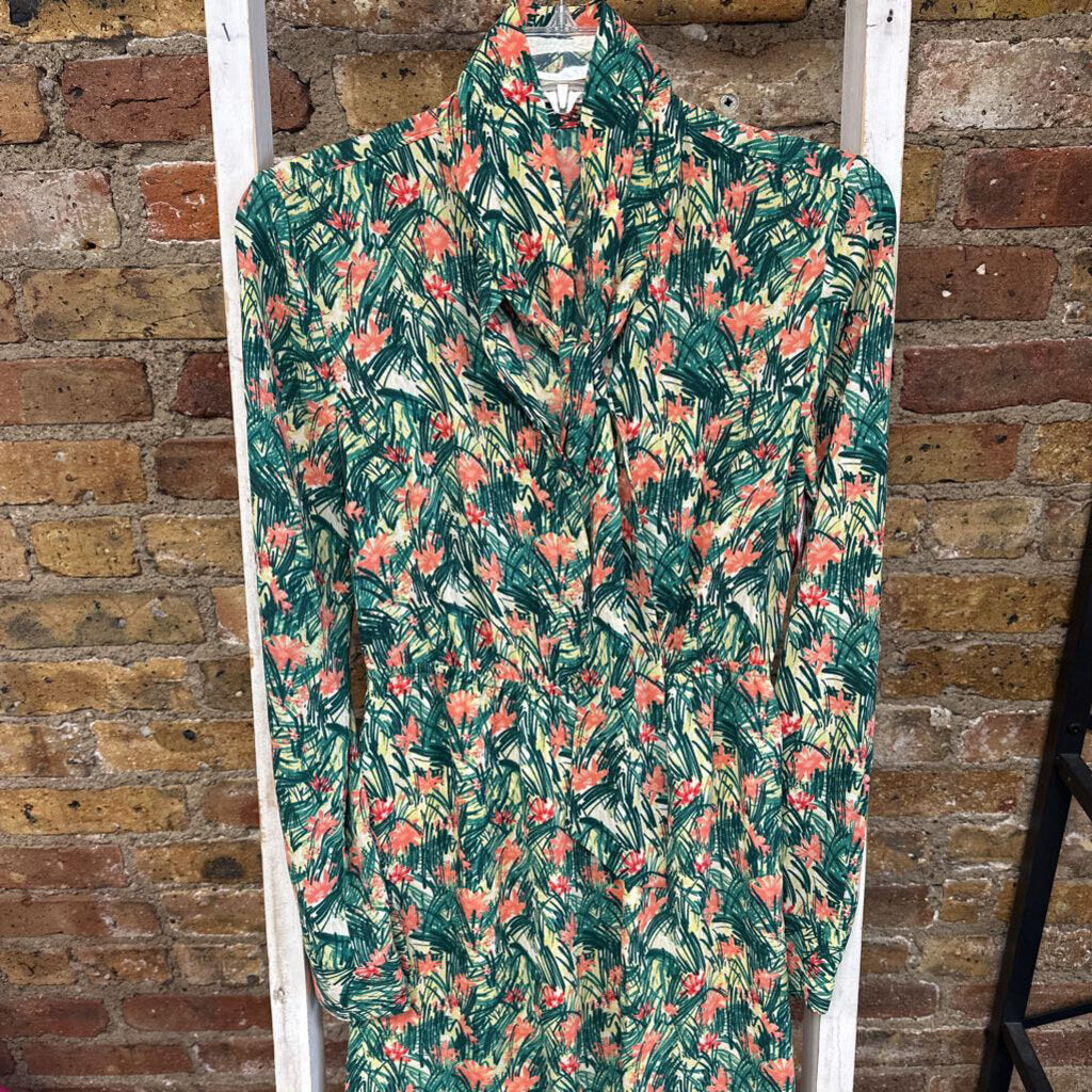 LS Dress Neck Tie Floral